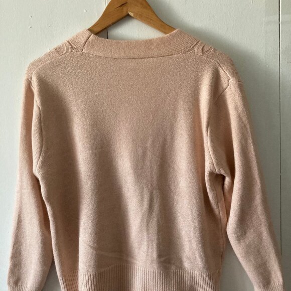 Braided Pink Cardigan - Picture 12 of 12